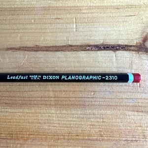 NOS Vintage mcm Dixon Leadfast Planograpic 2310 pencil